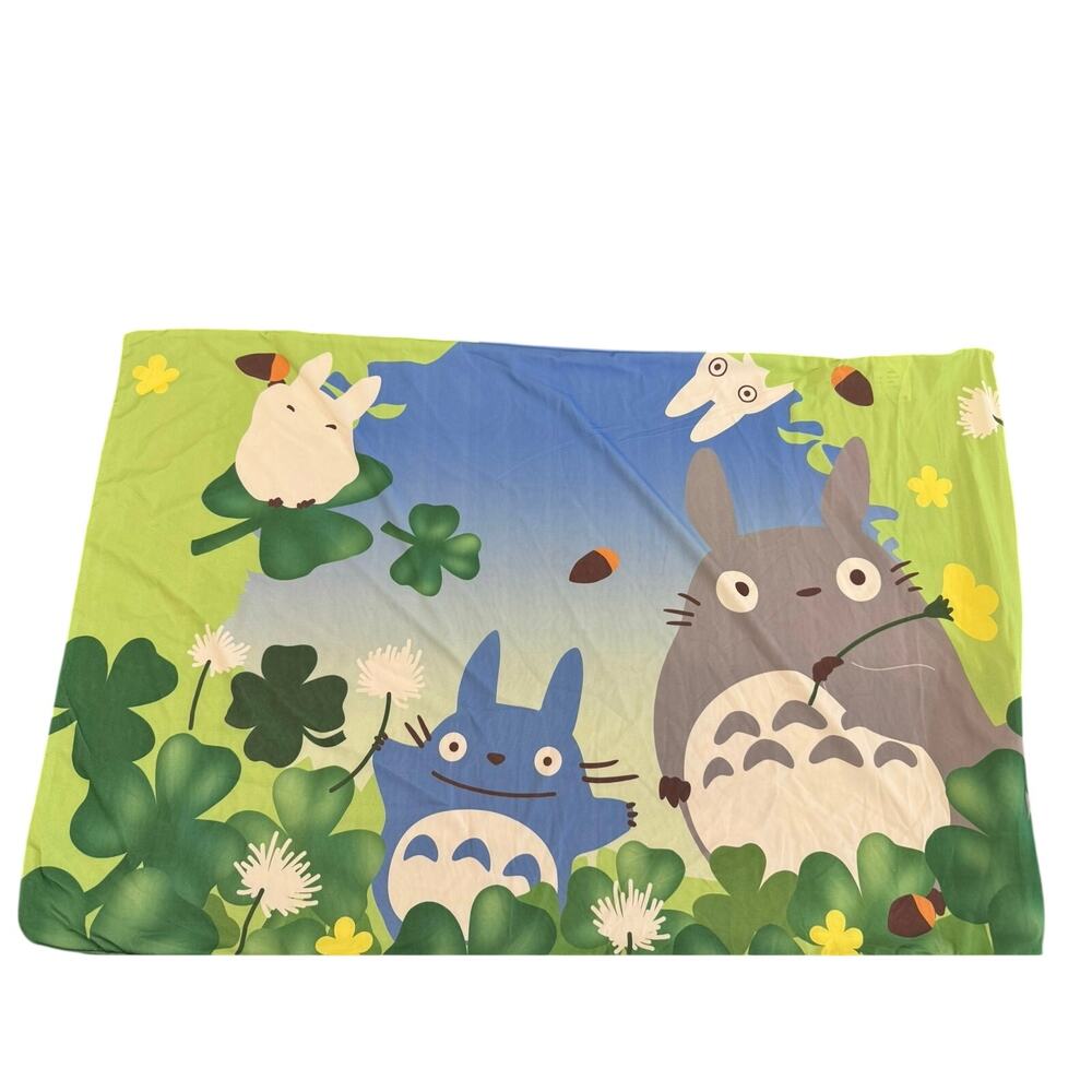Totoro cooling pillowcase standard /king zipper stretchy silky